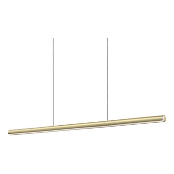 Ideal Lux - Lámpara colgante LED regulable con cable DORICA LED/35W/230V CRI 90 140 cm latón