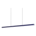 Ideal Lux - Lámpara colgante LED regulable DORICA LED/35W/230V CRI 90 140 cm azul
