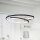 Ideal Lux - Lámpara colgante LED regulable suspendida por cable OZ LED/55W/230V, diámetro 80 cm, CRI 90, negro