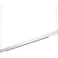 Ideal Lux - Lámpara colgante LED suspendida por cable DESK ACCENT LED/36W/230V CRI 90 120 cm blanca