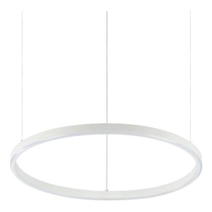 Ideal Lux - Lámpara colgante LED con cable ORACLE SLIM LED/29W/230V 2700K IRC 90 Ø 50 cm blanco