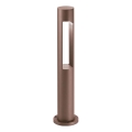 Ideal Lux - Lámpara de exterior ACQUA 1xG9/15W/230V 60 cm IP44 marrón