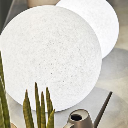 Ideal Lux - Lámpara de exterior DORIS 1xE27/60W/230V Ø 48 cm IP44 gris