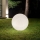 Ideal Lux - Lámpara de exterior DORIS 1xE27/60W/230V Ø 58 cm IP44 gris
