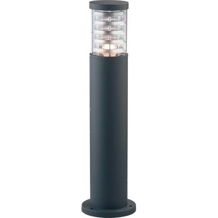 Ideal Lux - Lámpara de exterior TRONCO 1xE27/42W/230V 60 cm IP65 antracita