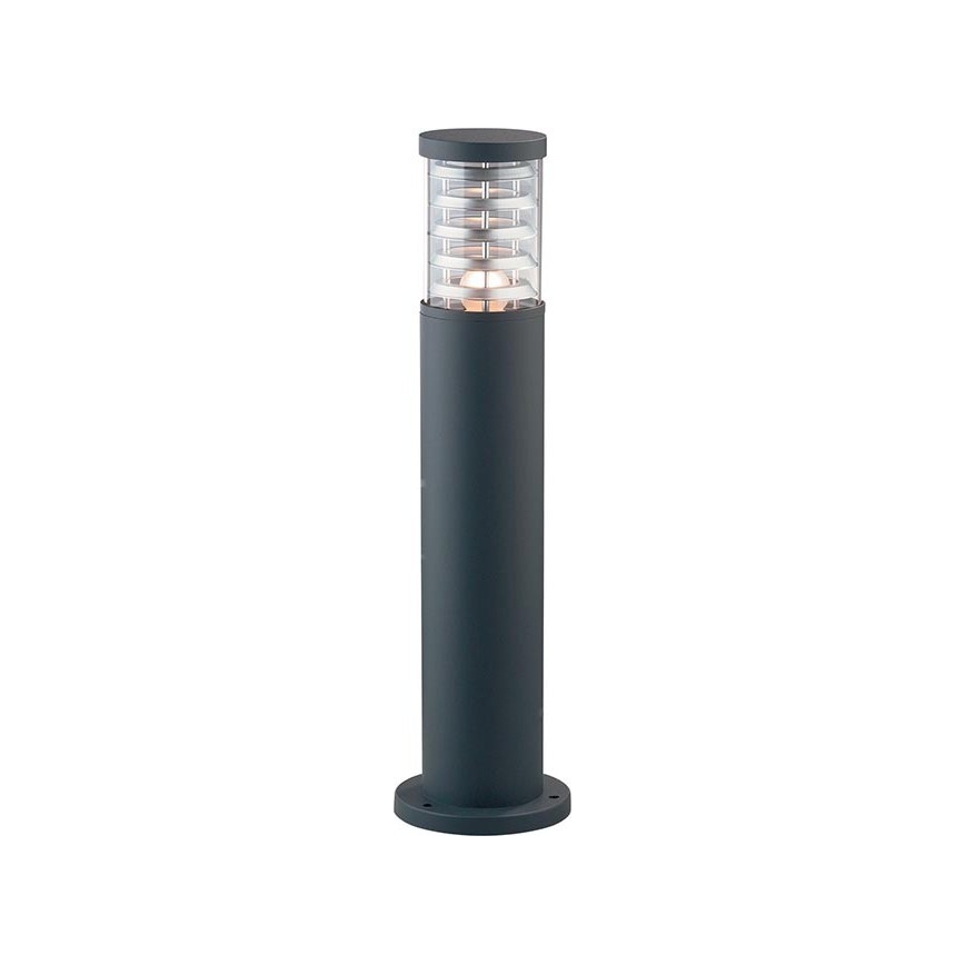 Ideal Lux - Lámpara de exterior TRONCO 1xE27/42W/230V 60 cm IP65 antracita