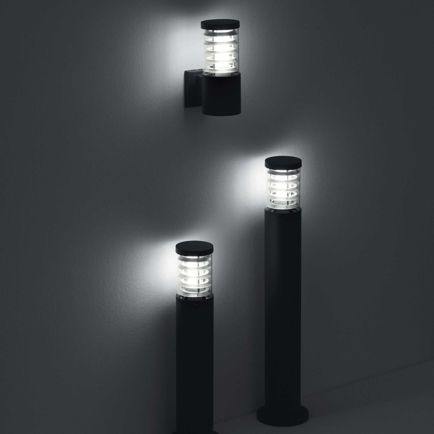 Ideal Lux - Lámpara de exterior TRONCO 1xE27/42W/230V 60 cm IP65 antracita