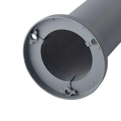 Ideal Lux - Lámpara de exterior TRONCO 1xE27/42W/230V 60 cm IP65 antracita