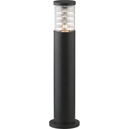 Ideal Lux - Lámpara de exterior TRONCO 1xE27/42W/230V 60 cm IP65 negra
