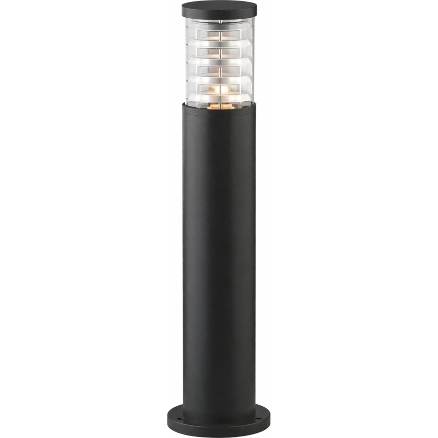 Ideal Lux - Lámpara de exterior TRONCO 1xE27/42W/230V 60 cm IP65 negra