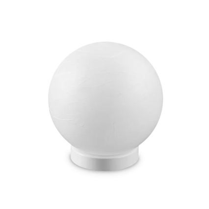 Ideal Lux - Lámpara de mesa CARTA 1xE27/25W/230V diá. 20 cm blanco