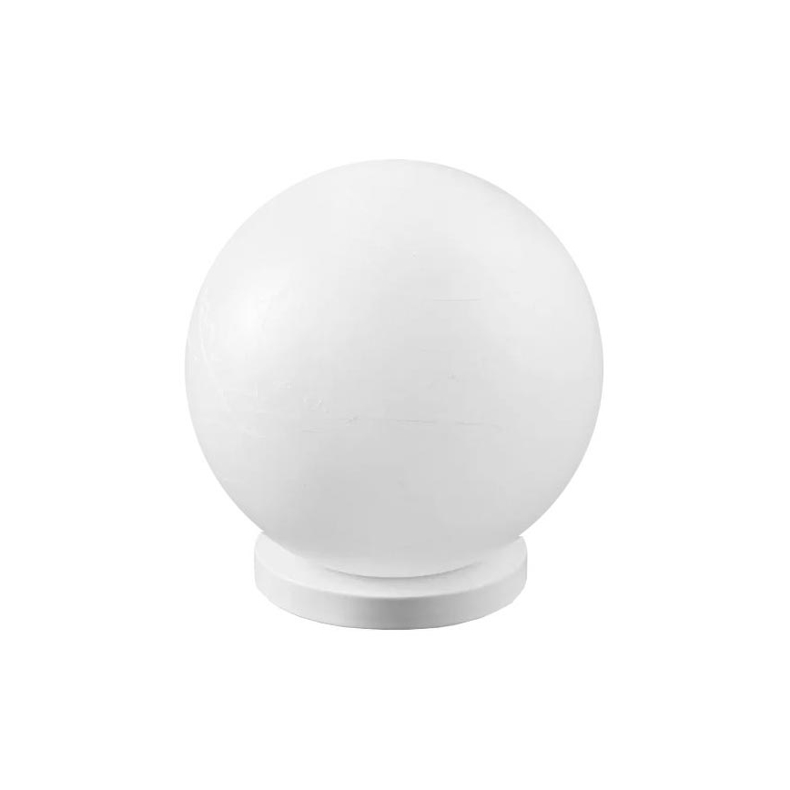 Ideal Lux - Lámpara de mesa CARTA 1xE27/25W/230V diá. 30 cm blanco