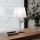 Ideal Lux - Lámpara de mesa de cristal PEGASO 1xE27/60W/230V con acabado cromado brillante
