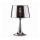 Ideal Lux - Lámpara de mesa LONDON 1xE27/60W/230V cromo brillante