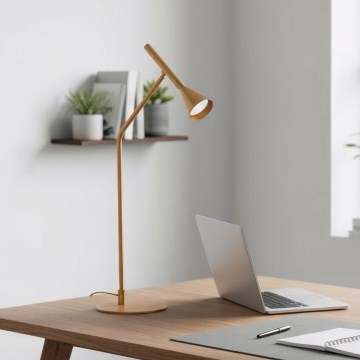 Ideal Lux - Lámpara de mesa regulable LED táctil DIESIS LED/6,5W/230V CRI 90 dorado