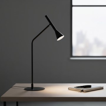 Ideal Lux - Lámpara de mesa regulable LED táctil DIESIS LED/6,5W/230V CRI 90 negro