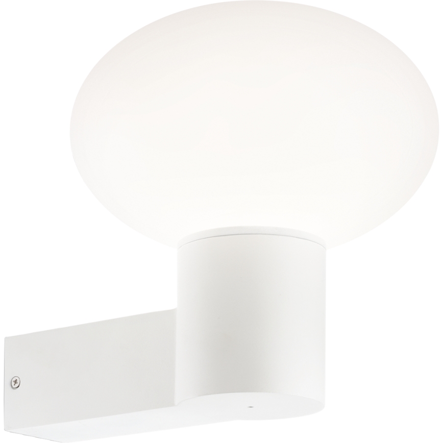 Ideal Lux - Lámpara de pared exterior CLIO 1xE27/42W/230V IP44 blanca