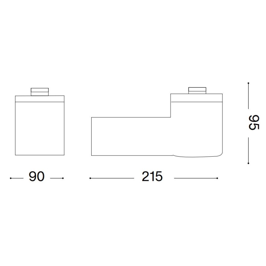 Ideal Lux - Lámpara de pared exterior CLIO 1xE27/42W/230V IP44 blanca
