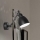 Ideal Lux - Lámpara de pared NEWTON 1xE27/42W/230V negra