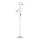 Ideal Lux - Lámpara de pie 2xE27/60W/230V plateada