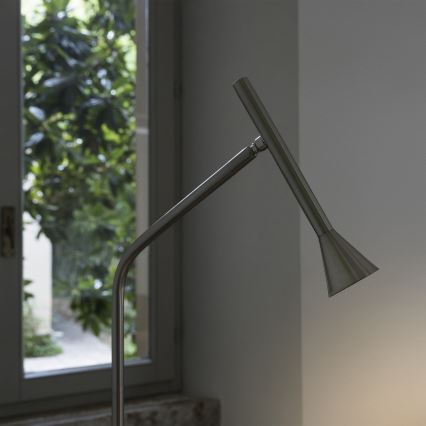 Ideal Lux - Lámpara de pie LED DIESIS LED/4,5W/230V IRC 95 cromo mate