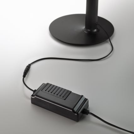 Ideal Lux - Lámpara de pie LED regulable DORICA LED/50W/230V CRI 90 antracita