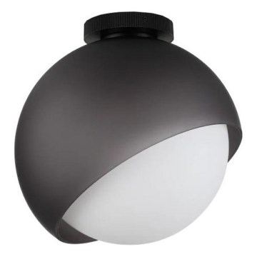 Ideal Lux - Lámpara de techo BLOOM 1xE27/42W/230V Ø 30 cm negra