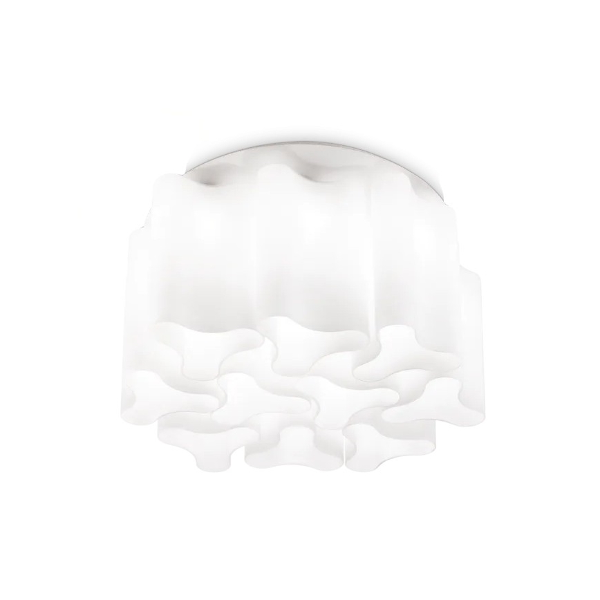 Ideal Lux - Lámpara de techo COMPO 10xE27/52W/230V diámetro 73,5 cm blanca