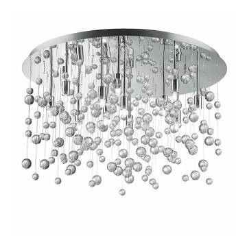Ideal Lux - Lámpara de techo LED NEVE 12xG9/3W/230V Ø 63 cm cromo brillante
