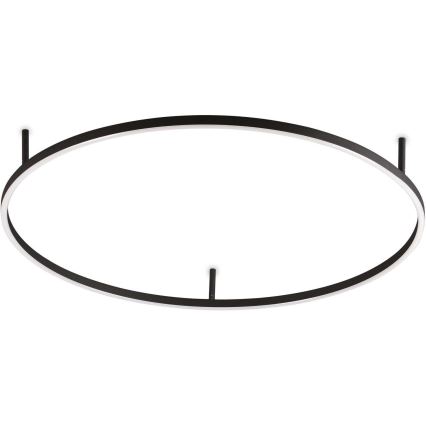 Ideal Lux - Lámpara de techo LED ORACLE SLIM LED/53W/230V 3000K IRC 90 diámetro 90 cm negra