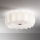 Ideal Lux - Lámpara de techo OVALINO 8xE27/60W/230V Ø 53,5 cm blanca