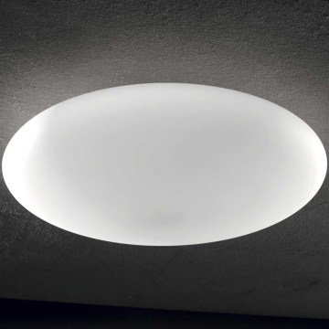 Ideal Lux - Lámpara de techo SMARTIES 3xE27/42W/230V Ø 60 cm blanca