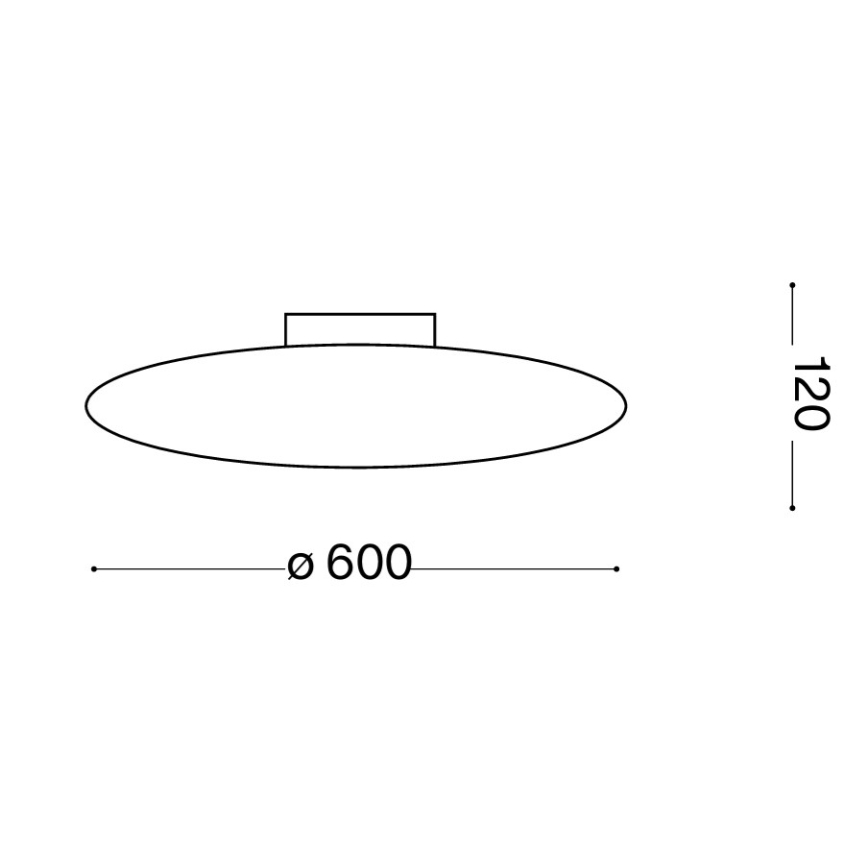 Ideal Lux - Lámpara de techo SMARTIES 3xE27/42W/230V Ø 60 cm blanca