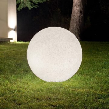 Ideal Lux - Lámpara exterior DORIS 1xE27/60W/230V diámetro 78 cm IP44 gris