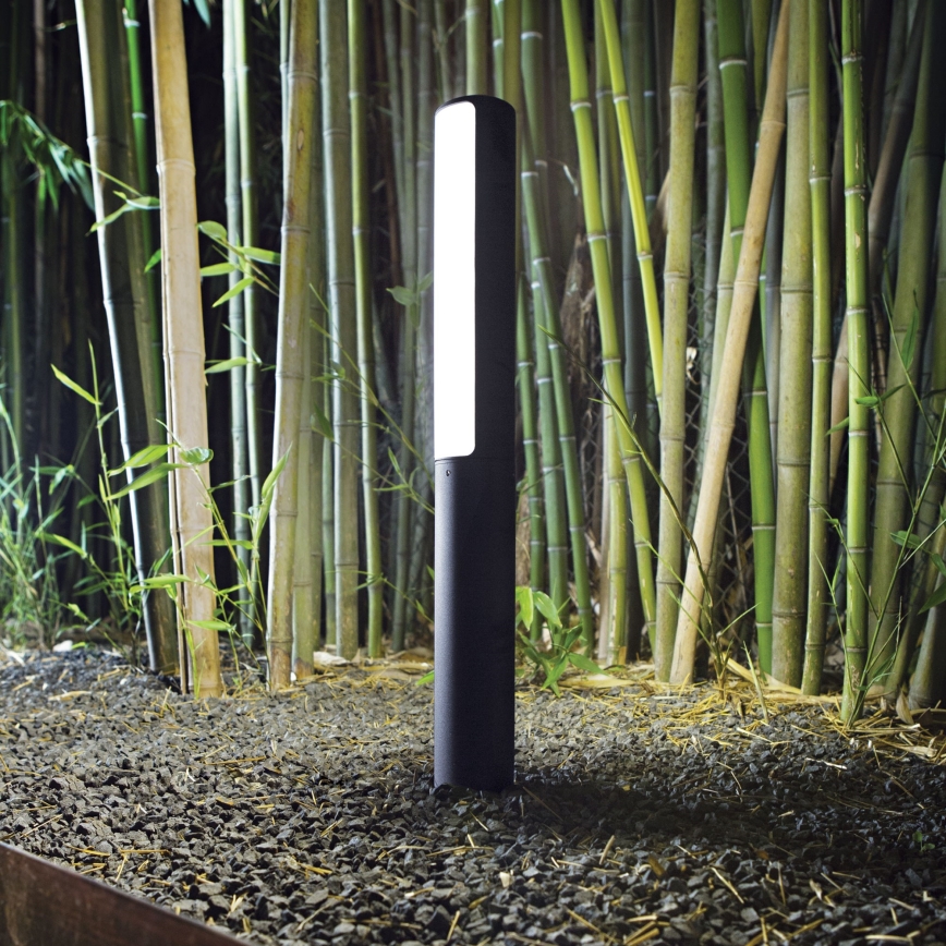 Ideal Lux - Lámpara exterior LED ETERE LED/9,5W/230V 4000K 60 cm CRI 90 IP44 antracita