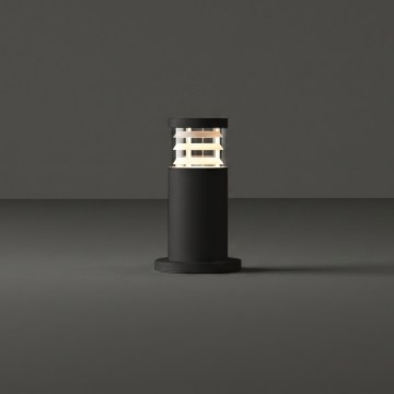Ideal Lux - lámpara exterior TRONCO 1xE27/42W/230V 25 cm IP65 negra