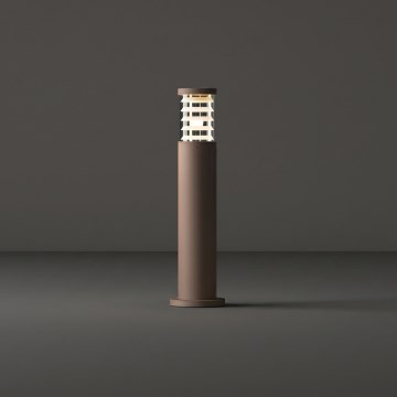 Ideal Lux - Lámpara exterior TRONCO 1xE27/42W/230V 60 cm IP65 marrón