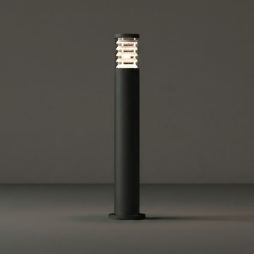 Ideal Lux - Lámpara exterior TRONCO 1xE27/42W/230V 80 cm IP65 negra