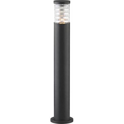 Ideal Lux - Lámpara exterior TRONCO 1xE27/42W/230V 80 cm IP65 negra