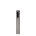 Ideal Lux - Lámpara LED colgante FLAM LED/10W/230V diá. 6 cm CRI 90 gris