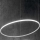 Ideal Lux - Lámpara LED colgante HULAHOOP LED/46W/230V 3000K diá. 100 cm CRI 90 blanco