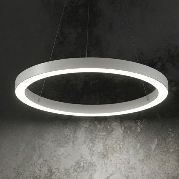 Ideal Lux - Lámpara LED colgante ORACLE LED/35W/230V 3000K diá. 70 cm CRI 90 blanco