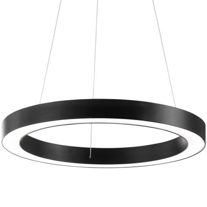 Ideal Lux - Lámpara LED colgante ORACLE LED/35W/230V 3000K diá. 70 cm CRI 90 negro