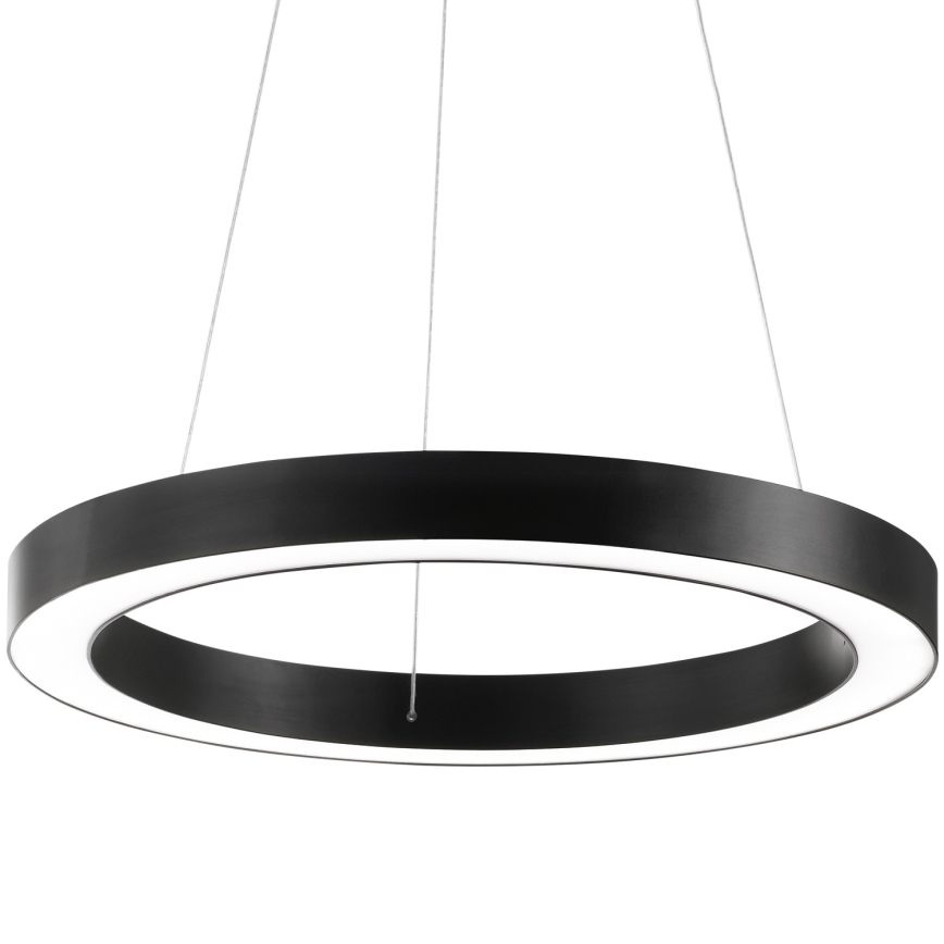 Ideal Lux - Lámpara LED colgante ORACLE LED/35W/230V 3000K diá. 70 cm CRI 90 negro