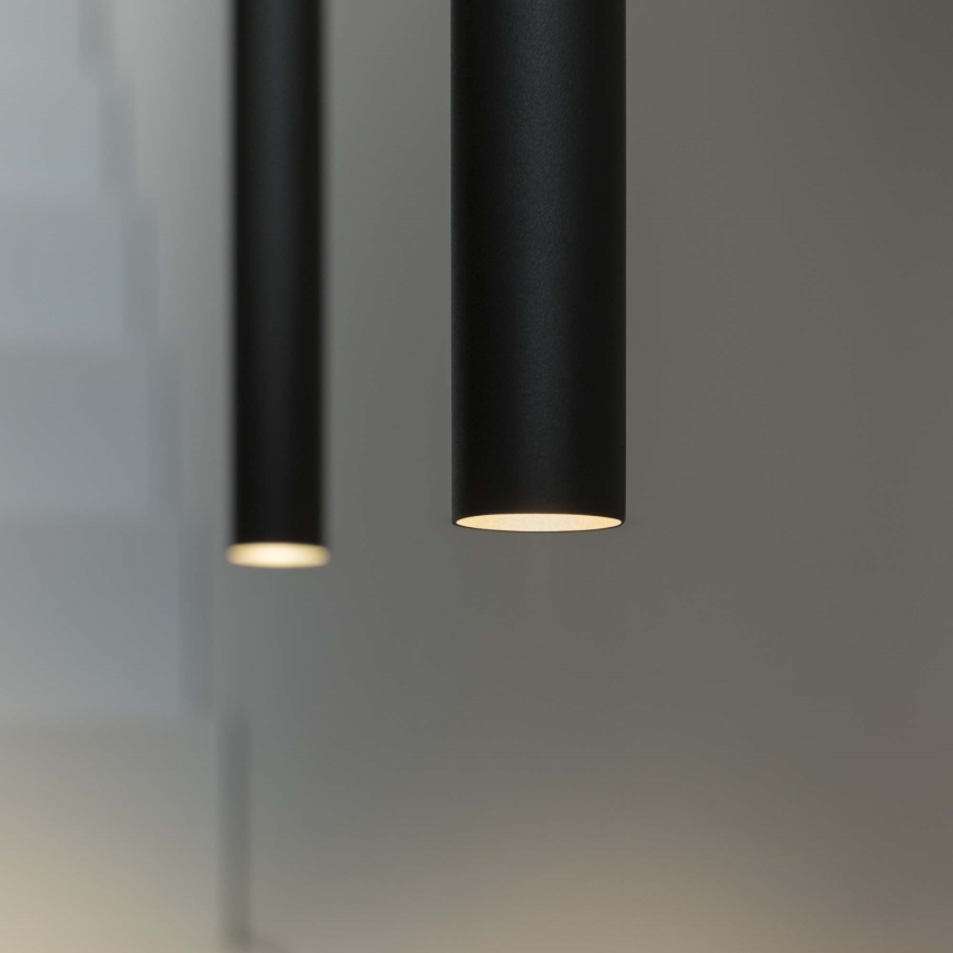 Ideal Lux - Lámpara LED colgante ULTRATHIN LED/11,5W/230V CRI 90 negro