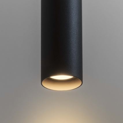 Ideal Lux - Lámpara LED colgante ULTRATHIN LED/11,5W/230V CRI 90 negro
