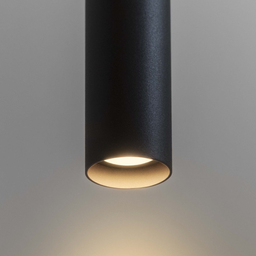 Ideal Lux - Lámpara LED colgante ULTRATHIN LED/11,5W/230V CRI 90 negro