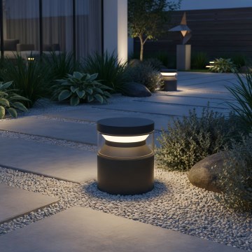 Ideal Lux - Lámpara LED de exterior BOEING LED/14W/230V 15 cm CRI 90 IP65 negro