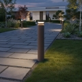 Ideal Lux - Lámpara LED de exterior BOEING LED/14W/230V diá. 70 cm CRI 90 IP65 marrón