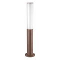 Ideal Lux - Lámpara LED de exterior ETERE LED/9,5W/230V 4000K 60 cm CRI 90 IP44 marrón
